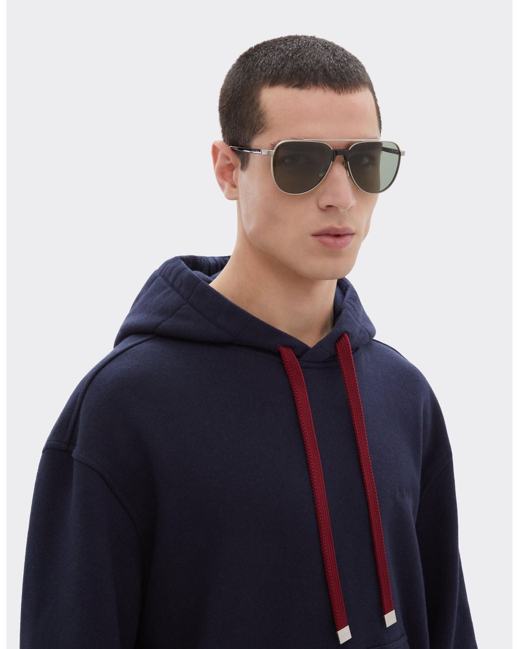 Occhiale Da Sole di Ferrari in Metallic da Uomo