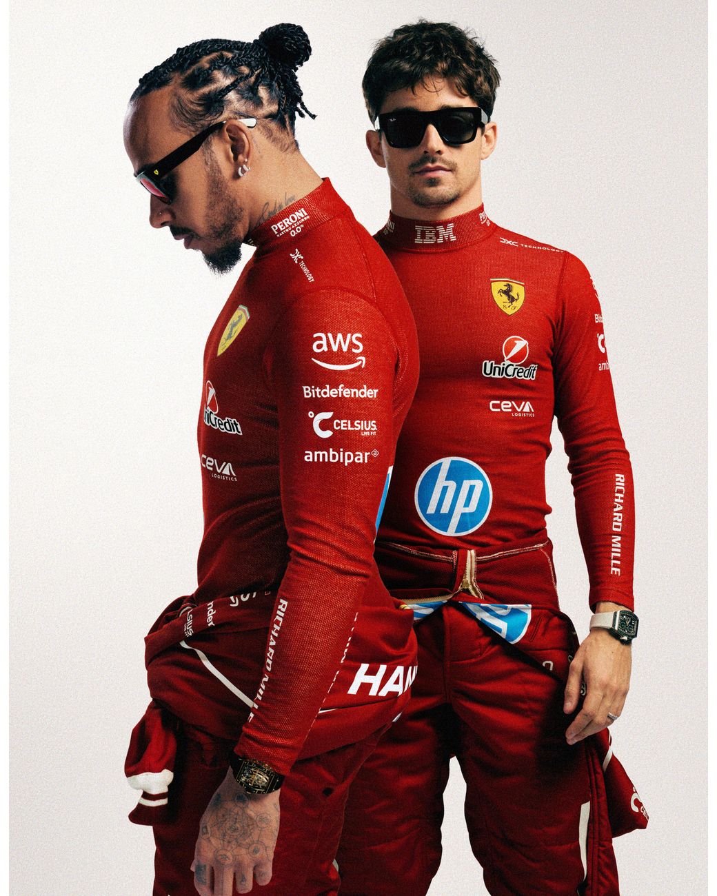Ferrari Black Ray-Ban For Scuderia Rb2217M Silverstone Special Edition