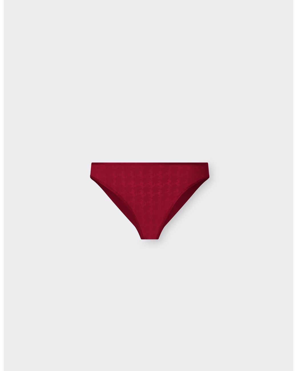 Ferrari Red Bikini Bottoms With Prancing Horse Motif