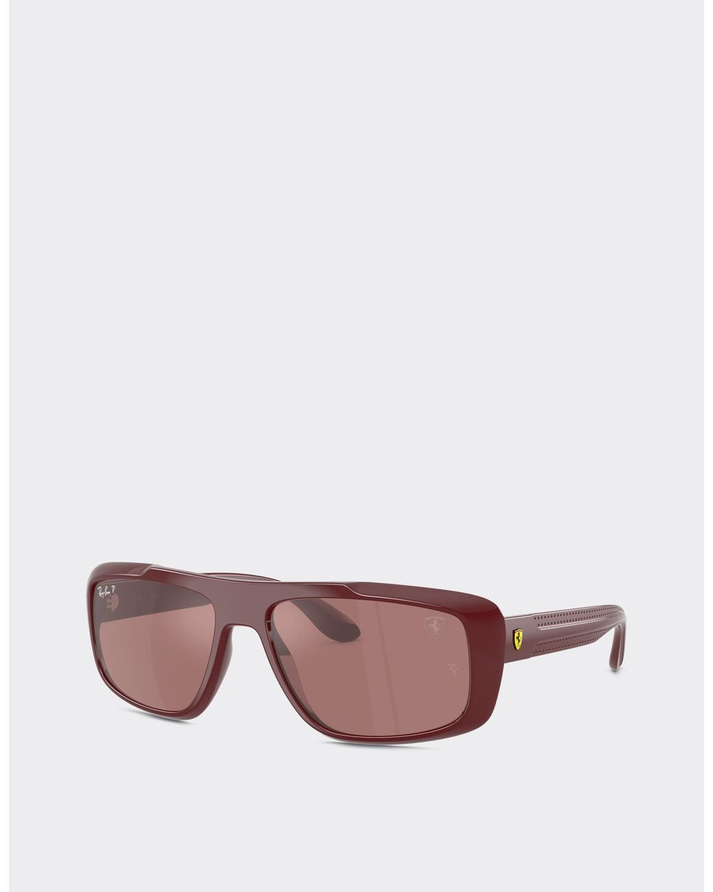 Ferrari Pink Ray-Ban For Scuderia Rb4479M With Mirrored Polarised Lenses