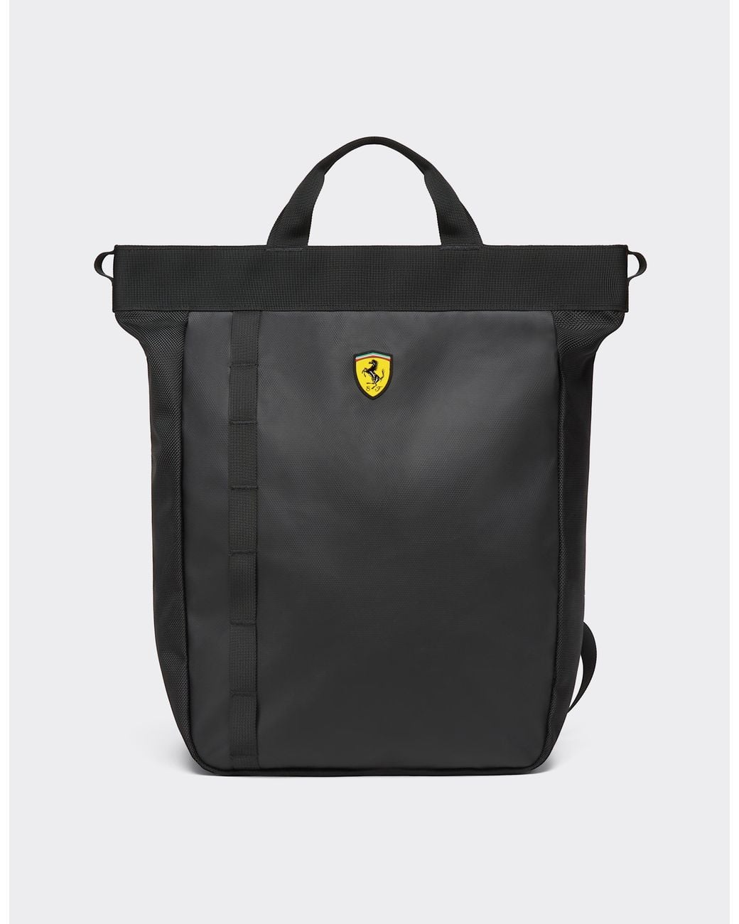 Ferrari Black Rucksack Mit -Wappen