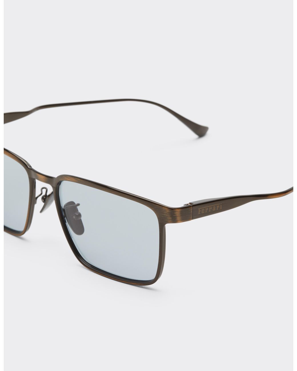 Occhiale Da Sole di Ferrari in Metallic da Uomo