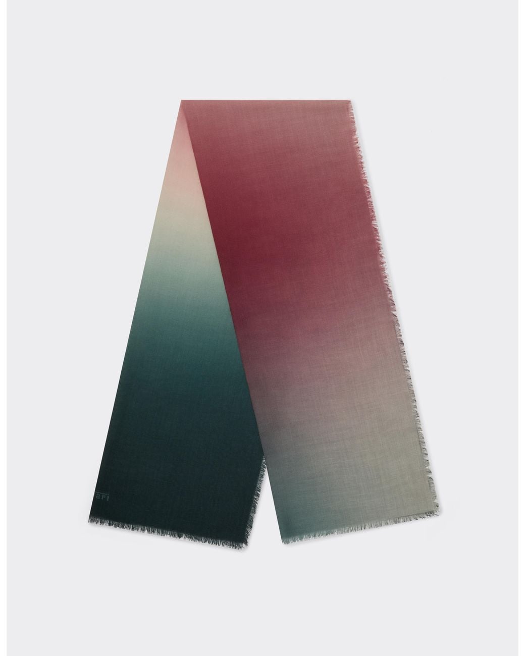 Ferrari Blue Ombré Cashmere Scarf