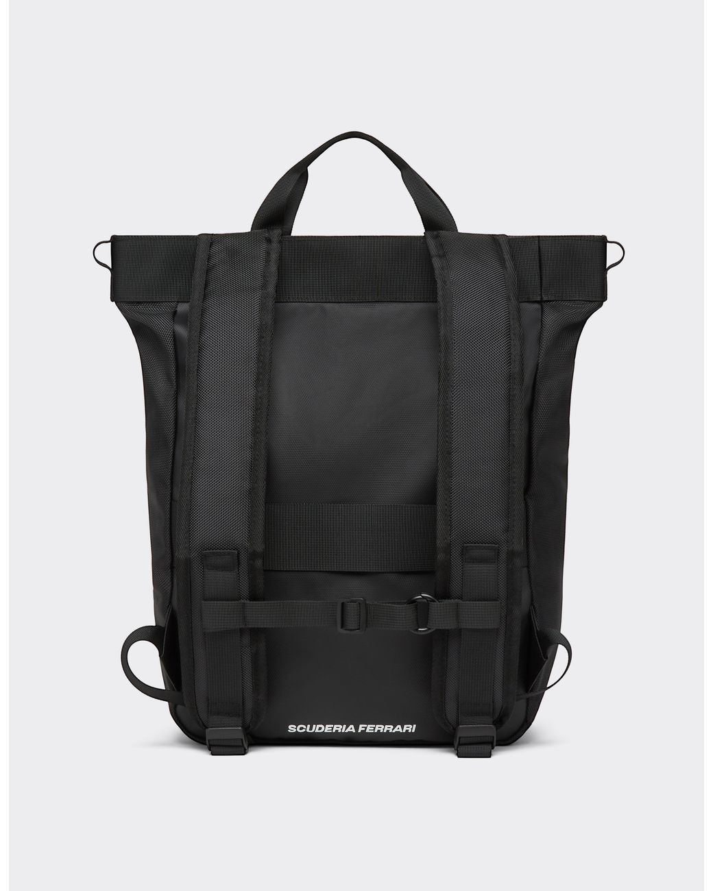 Ferrari Black Rucksack Mit -Wappen