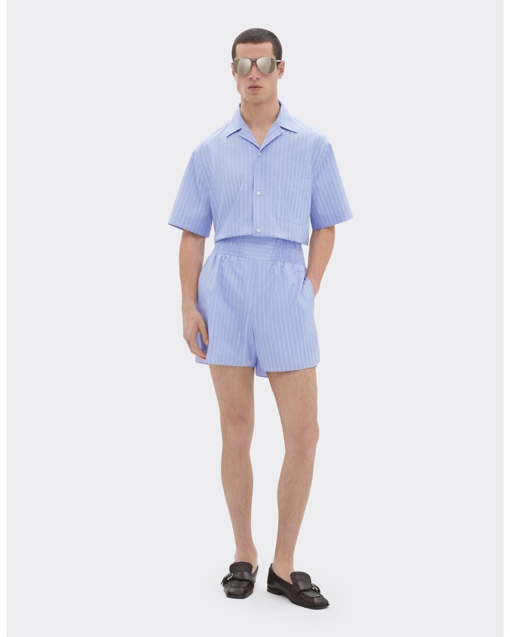 Camicia di Ferrari in Blue da Uomo