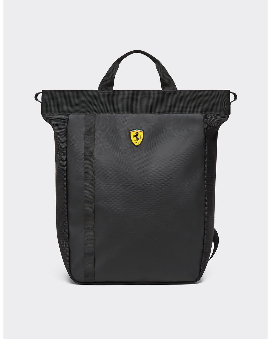 Ferrari Tote Backpack With Scudetto in Black | Lyst UK