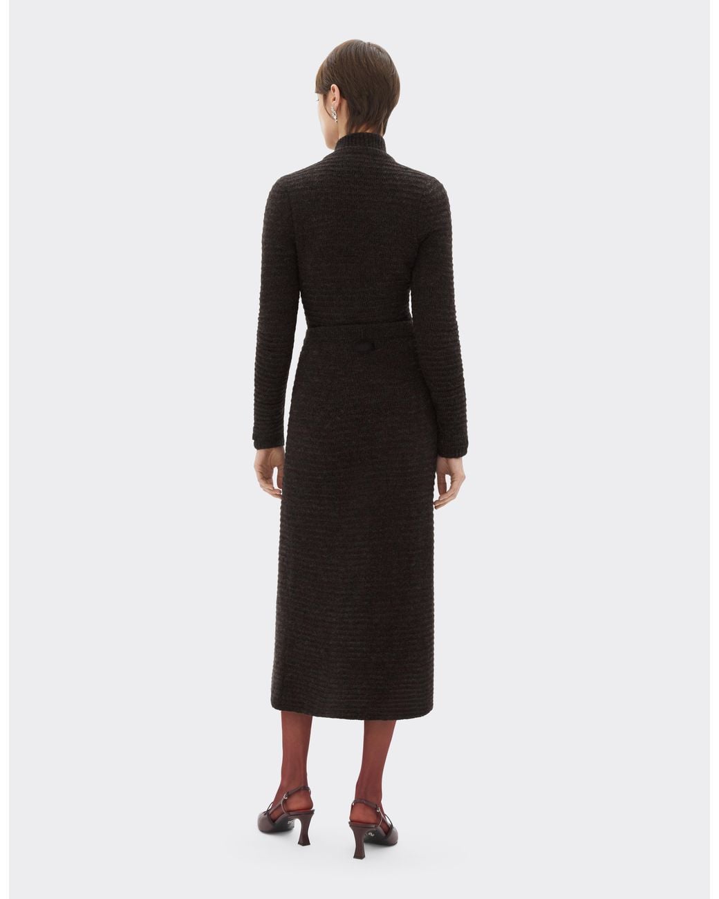 Ferrari Black Midi Skirt