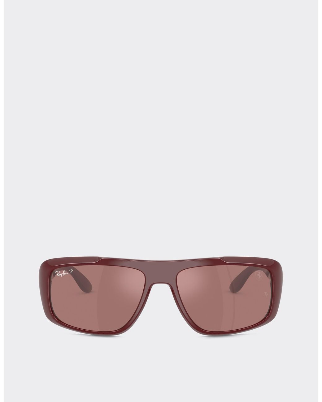 Ferrari Pink Ray-Ban For Scuderia Rb4479M With Mirrored Polarised Lenses
