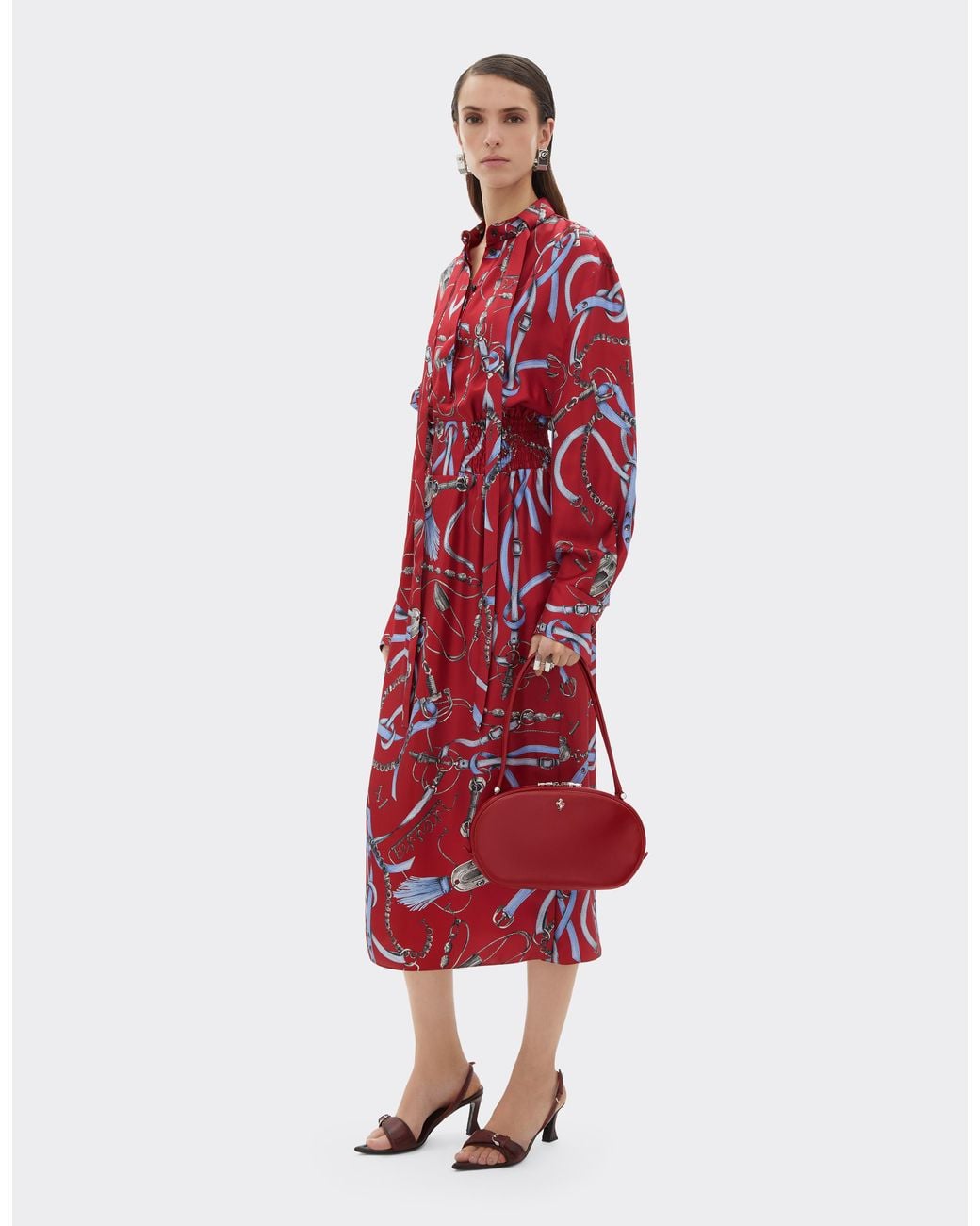Ferrari Red Dino Soft Tote Bag