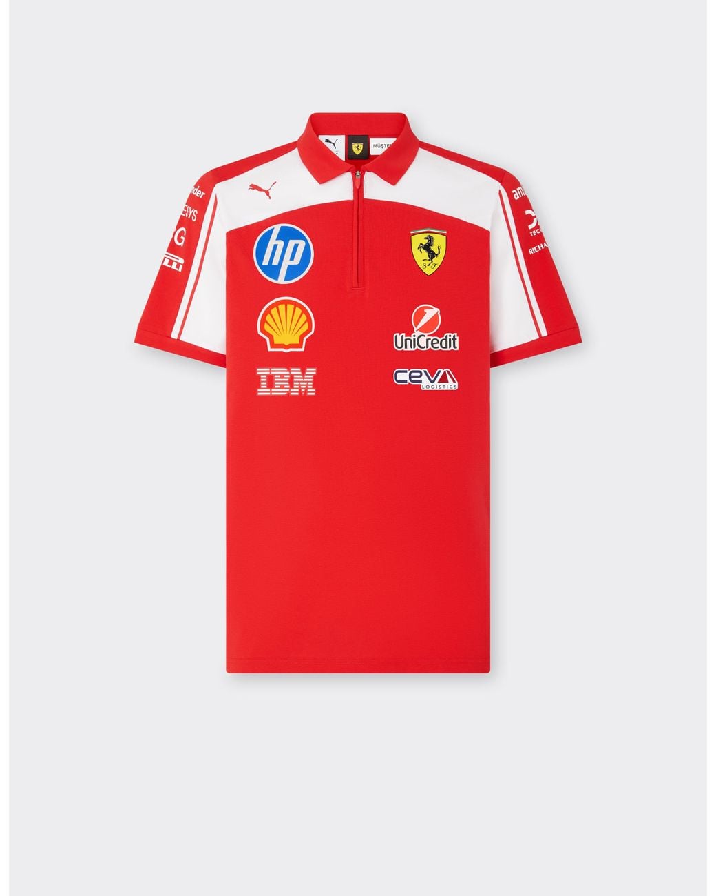 Ferrari Red Replica 2026 Polo Shirt Puma For Scuderia Hp