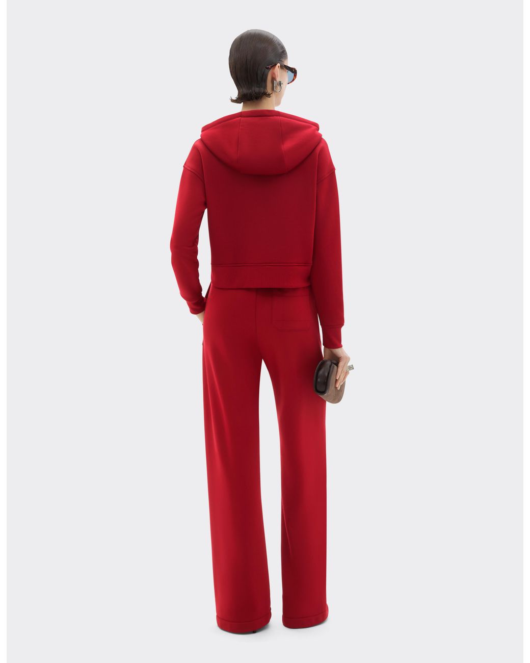 Ferrari Red Technical Jersey Hoodie