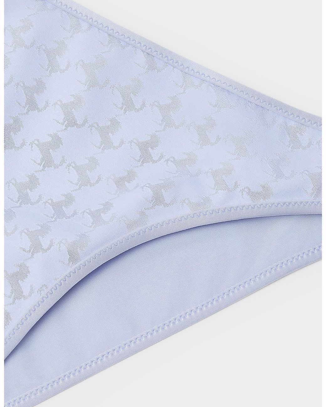 Ferrari Blue Bikini Bottoms With Prancing Horse Motif