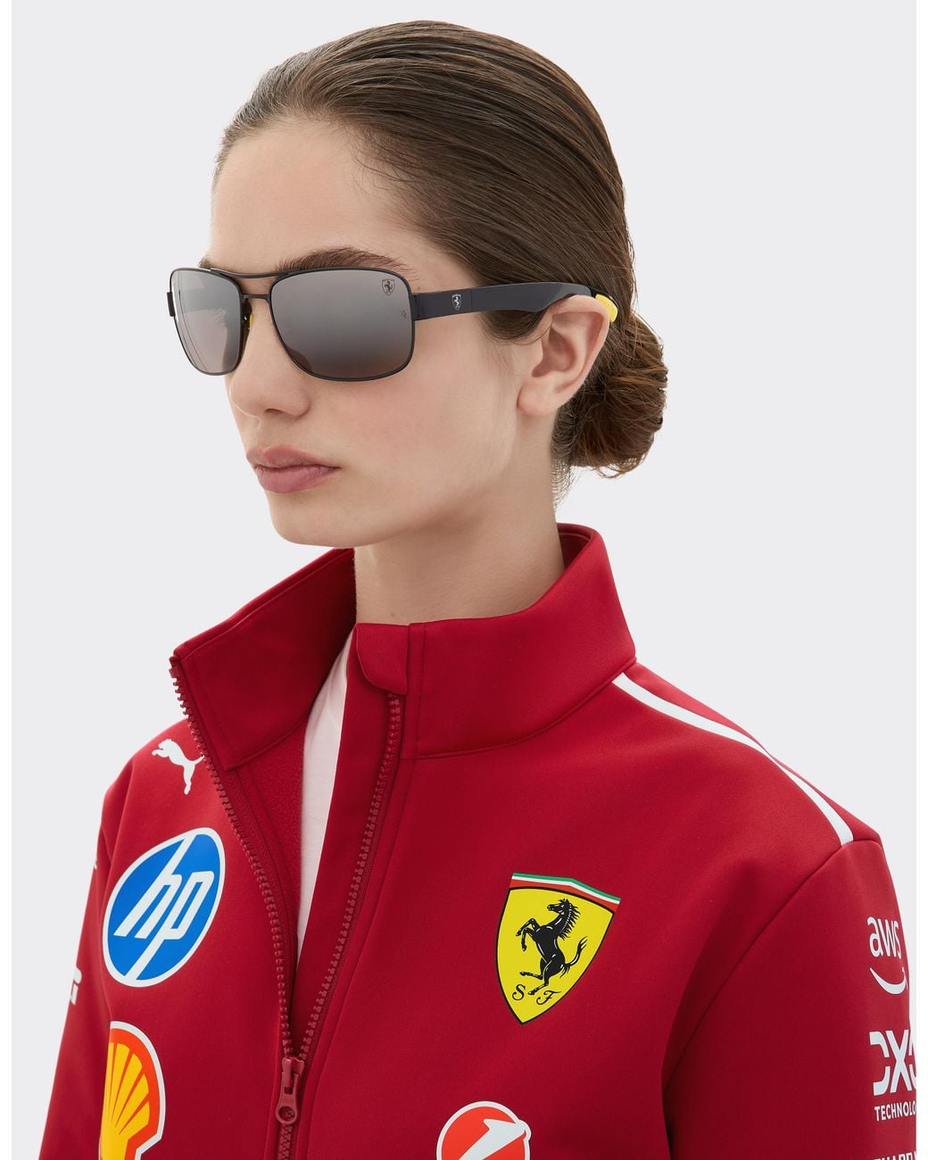 Ferrari Gray Ray-Ban For Scuderia Rb3763M