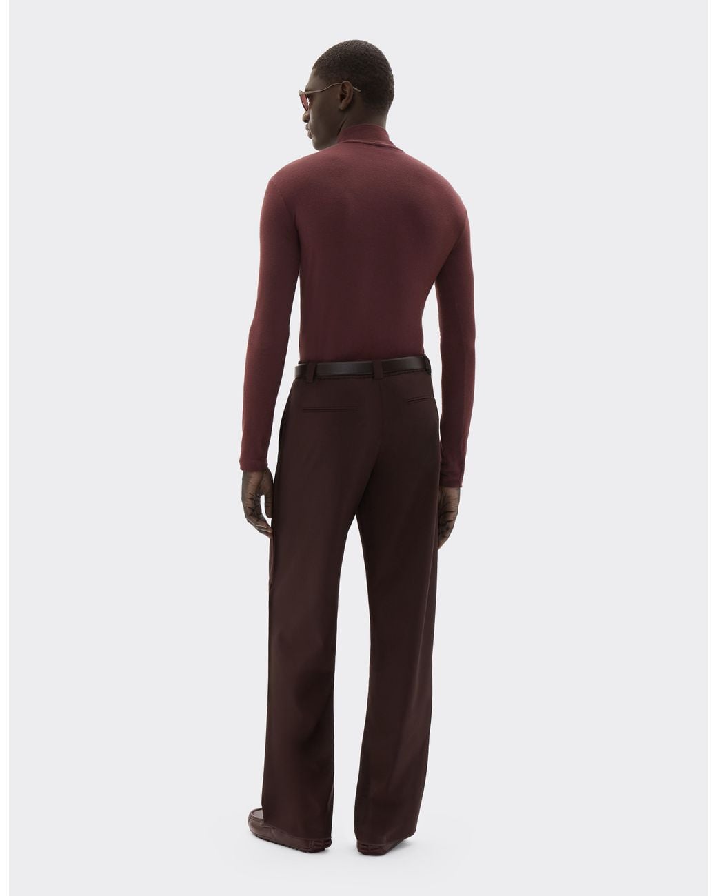 Ferrari Purple Cashmere-Blend Turtleneck for men
