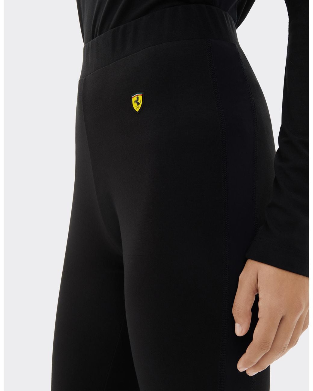 Ferrari Black Scuderia Leggings