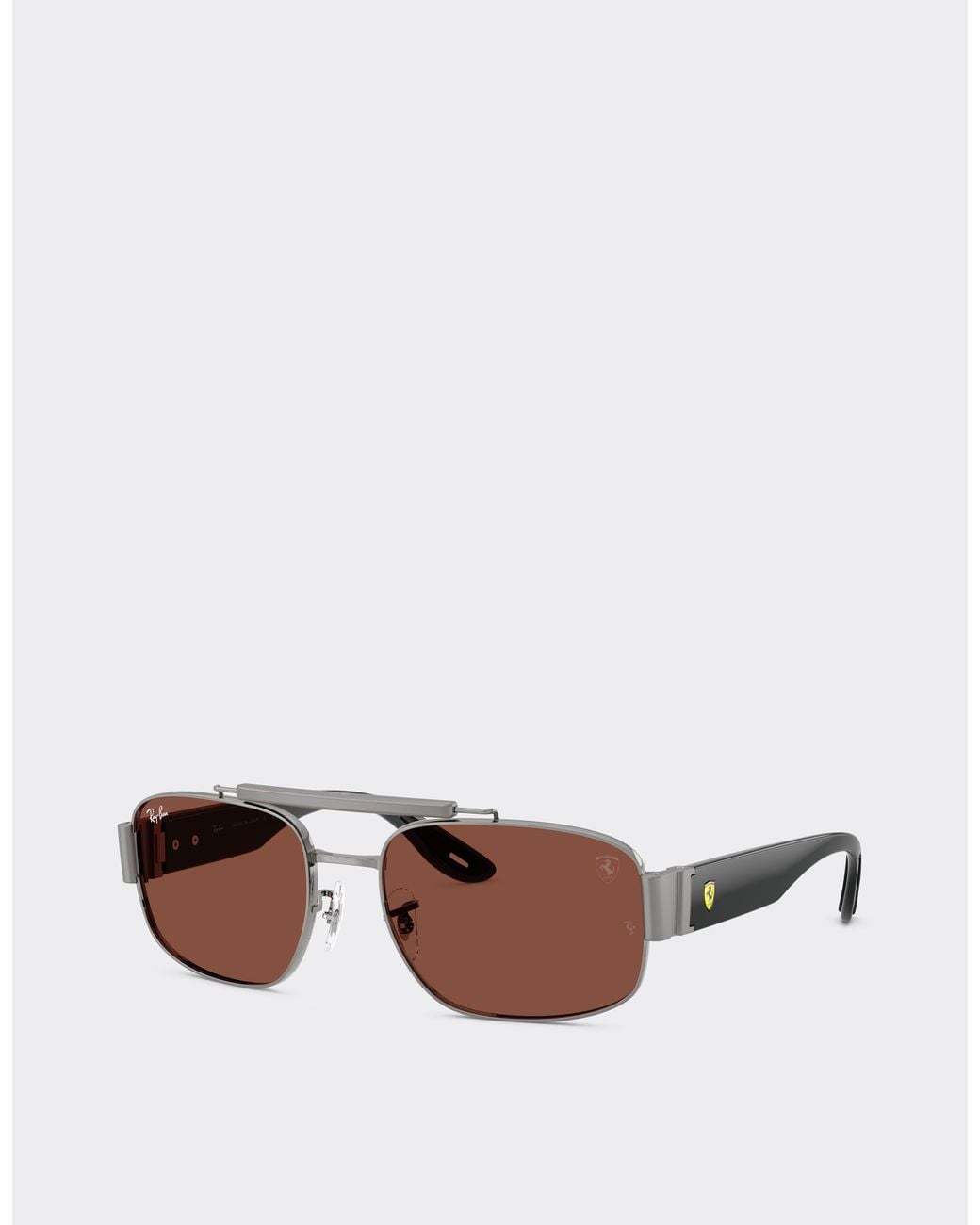 Ferrari Brown Ray-Ban For Scuderia Rb3797M With Lenses