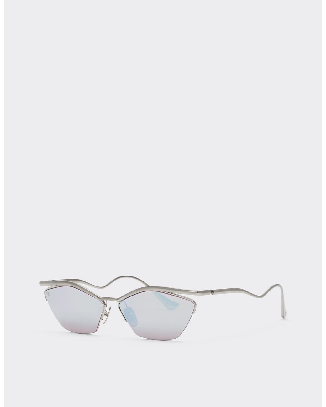 Ferrari White Sunglasses
