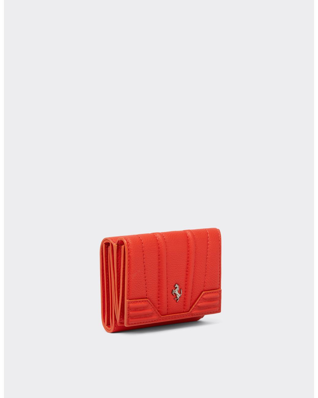 Ferrari Red Tri-Fold Wallet