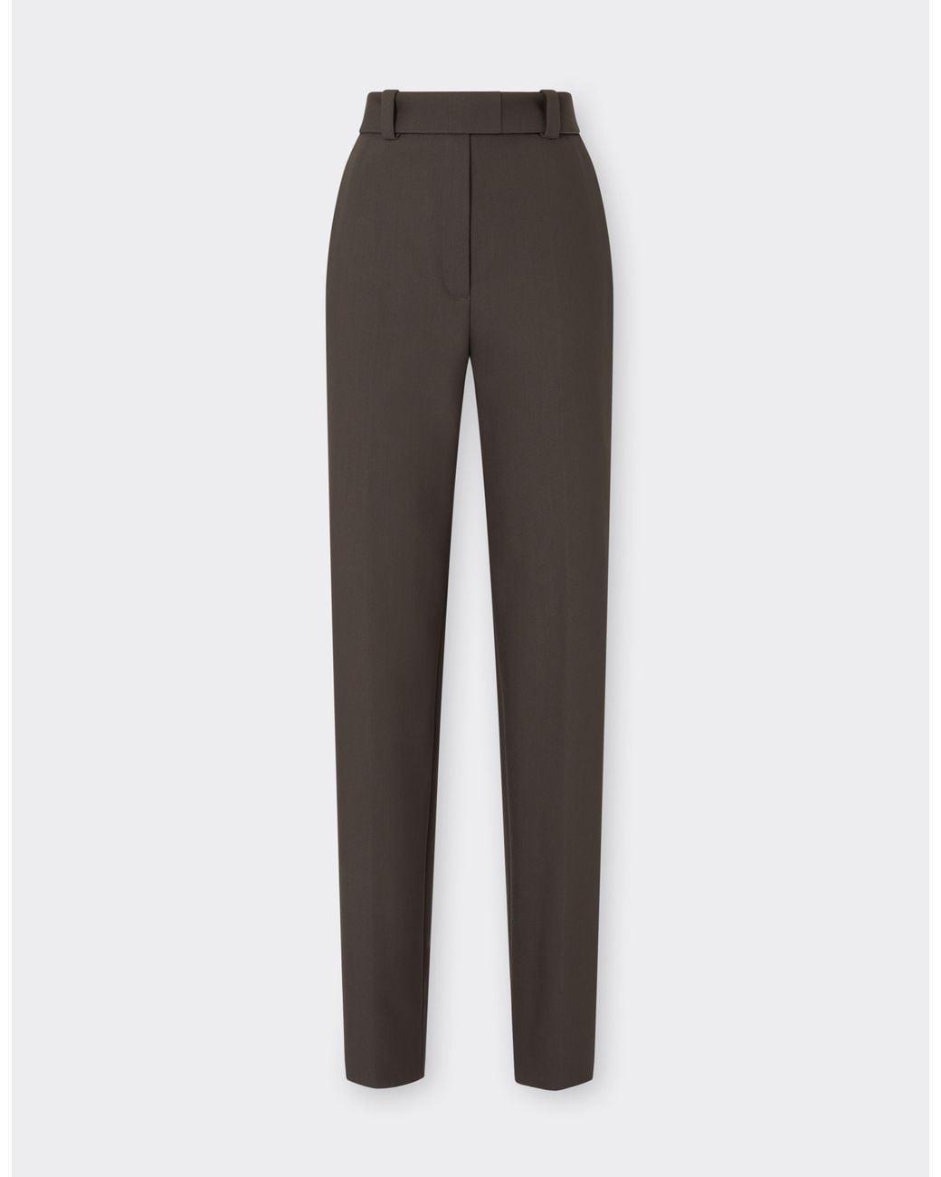 Ferrari Brown Straight-Leg Trousers