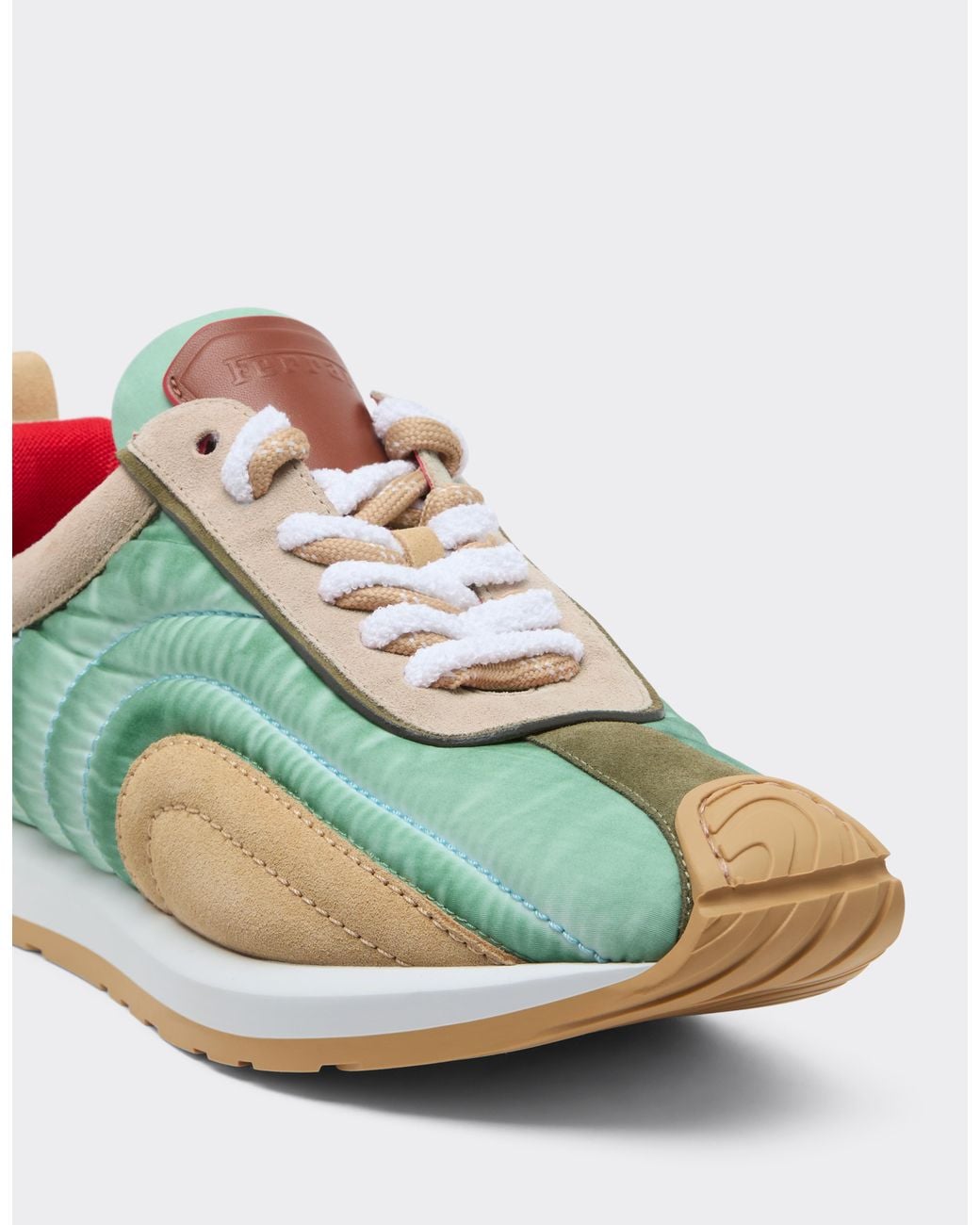 Ferrari Blue Suede Nappa And Nylon Sneakers for men