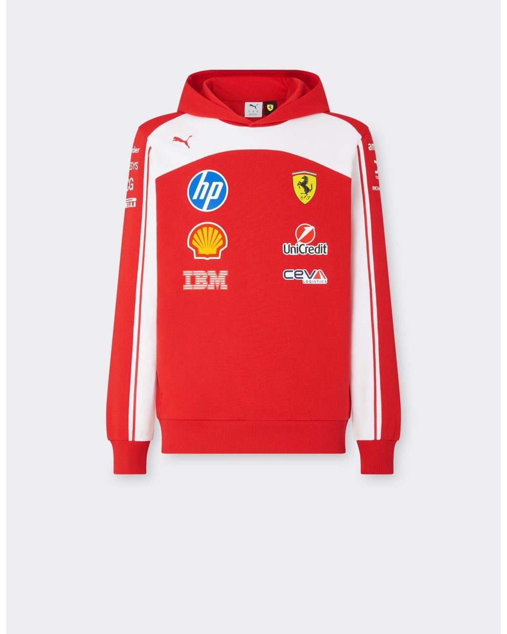 Ferrari Red Replica 2026 Puma Hoodie For Scuderia Hp