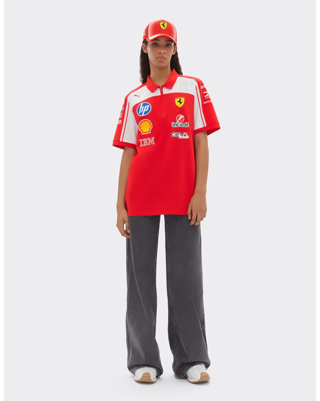 Ferrari Red Replica 2026 Polo Shirt Puma For Scuderia Hp