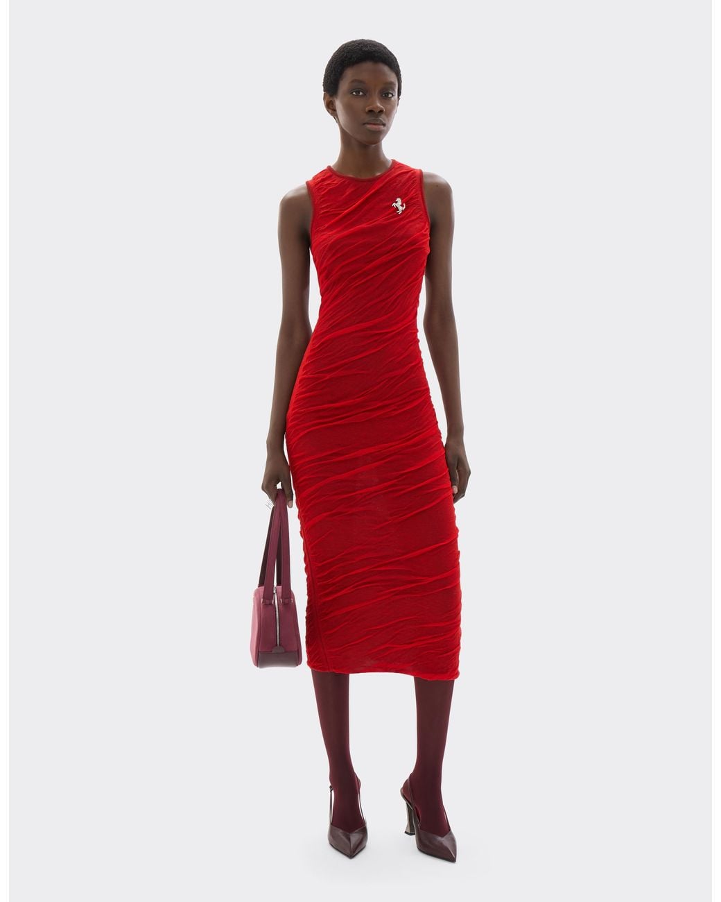 Ferrari Red Long Dress