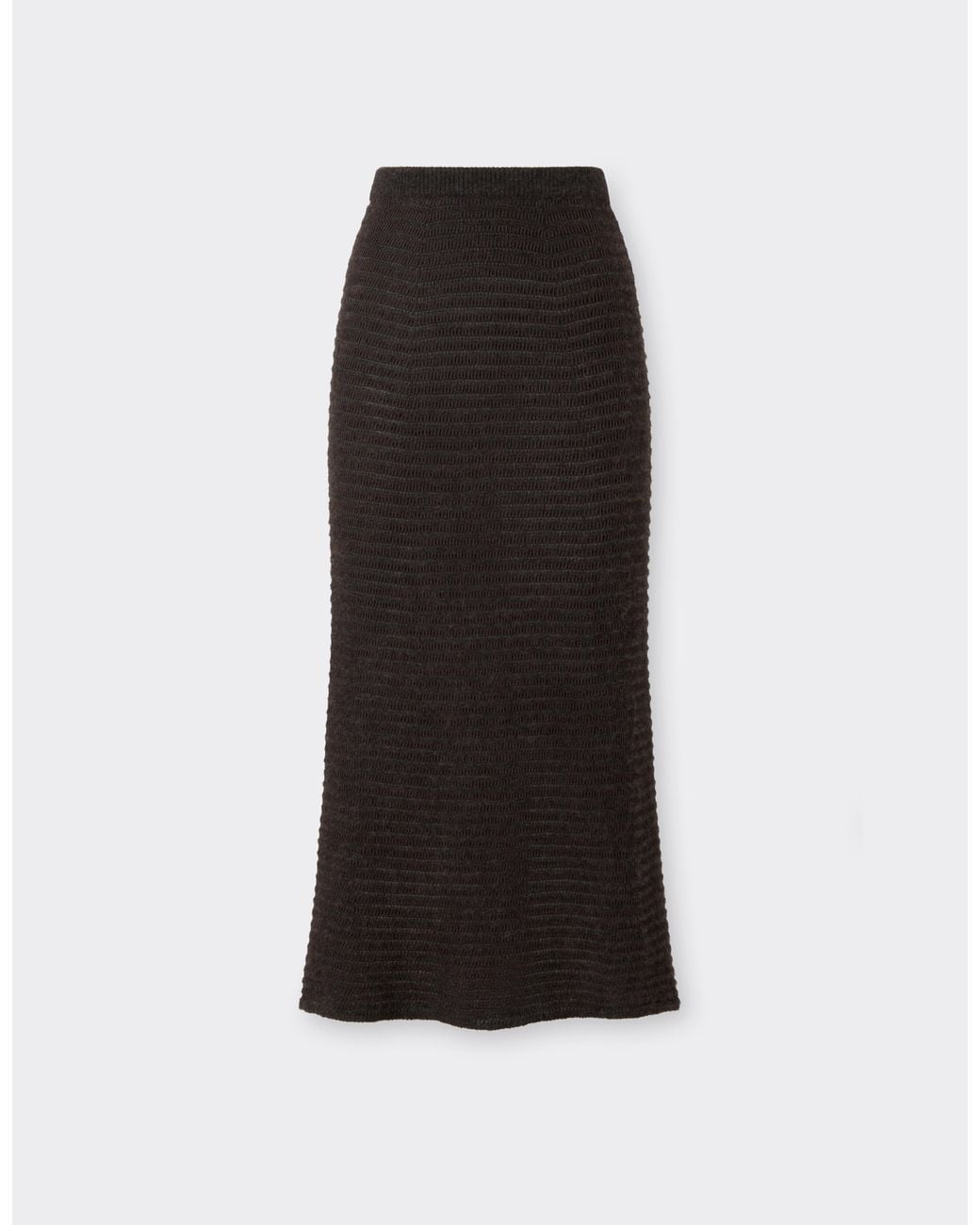 Ferrari Black Midi Skirt