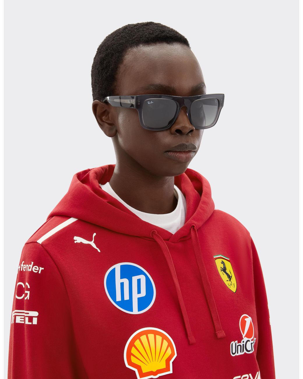 Ferrari Gray Ray-Ban For Scuderia Rb2217M