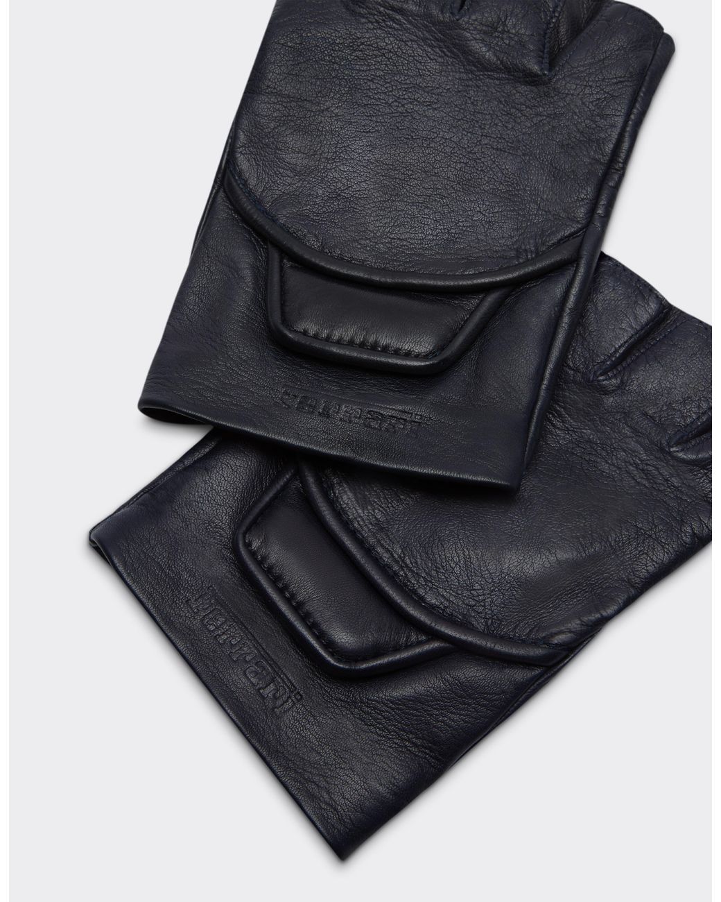 Ferrari Black Fingerless Gloves