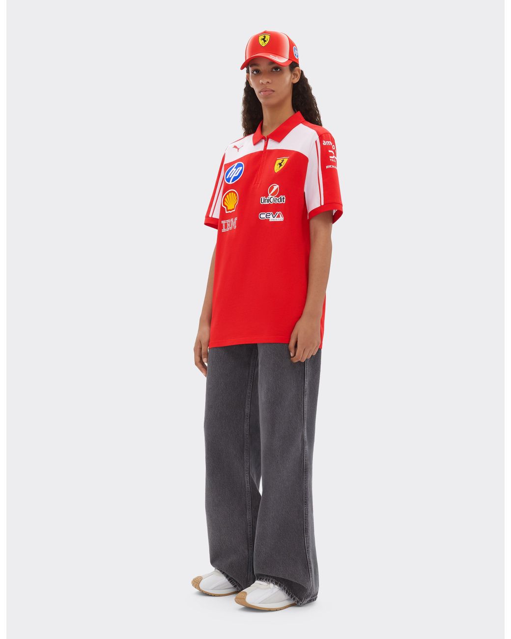 Ferrari Red Replica 2026 Polo Shirt Puma For Scuderia Hp