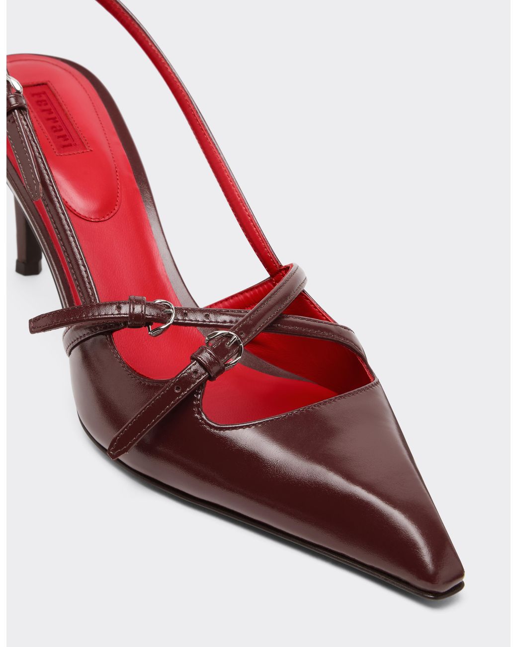 Ferrari Pink Slingback Shoe