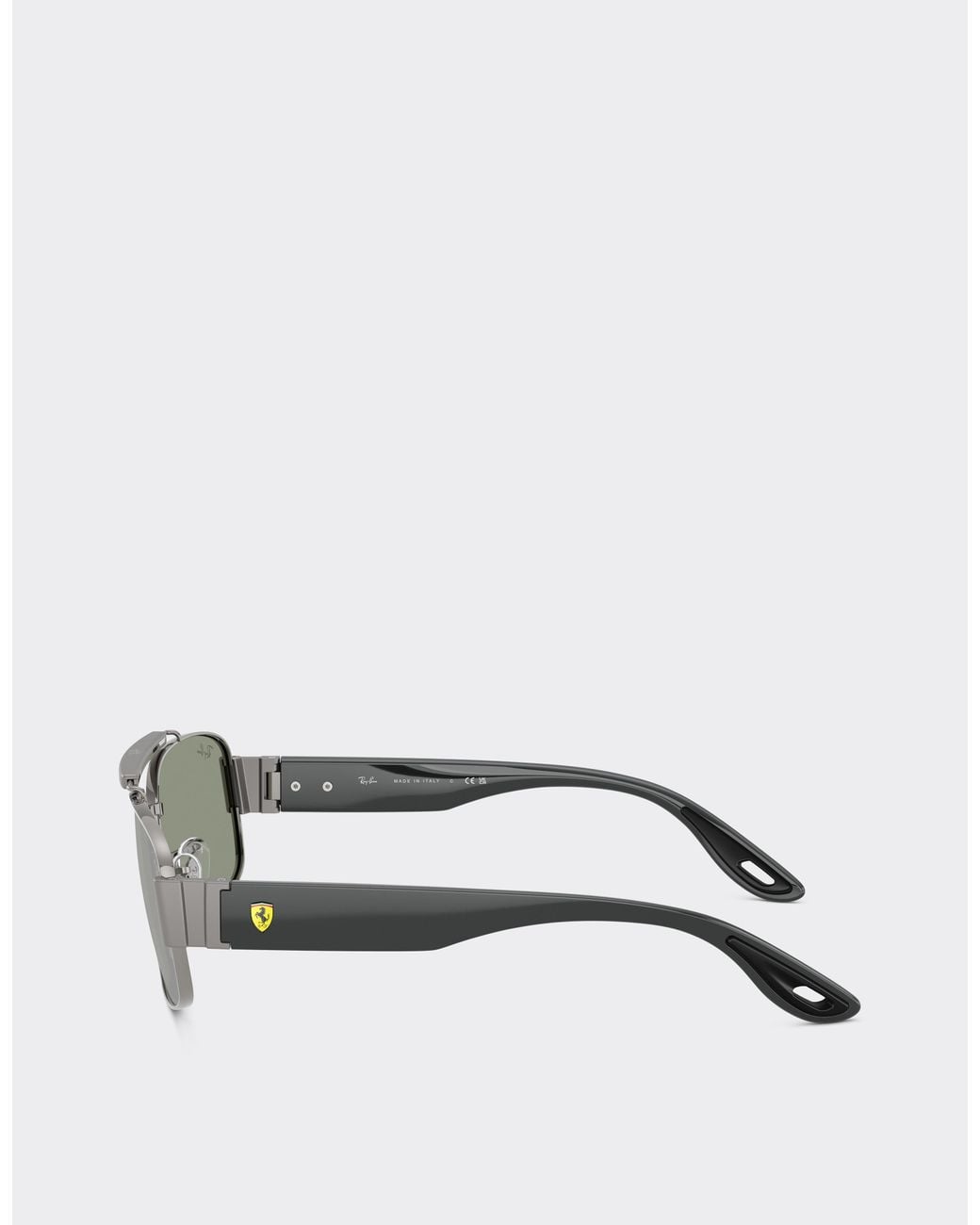 Ferrari Gray Ray-Ban For Scuderia Rb3797M With Mirrored Lenses