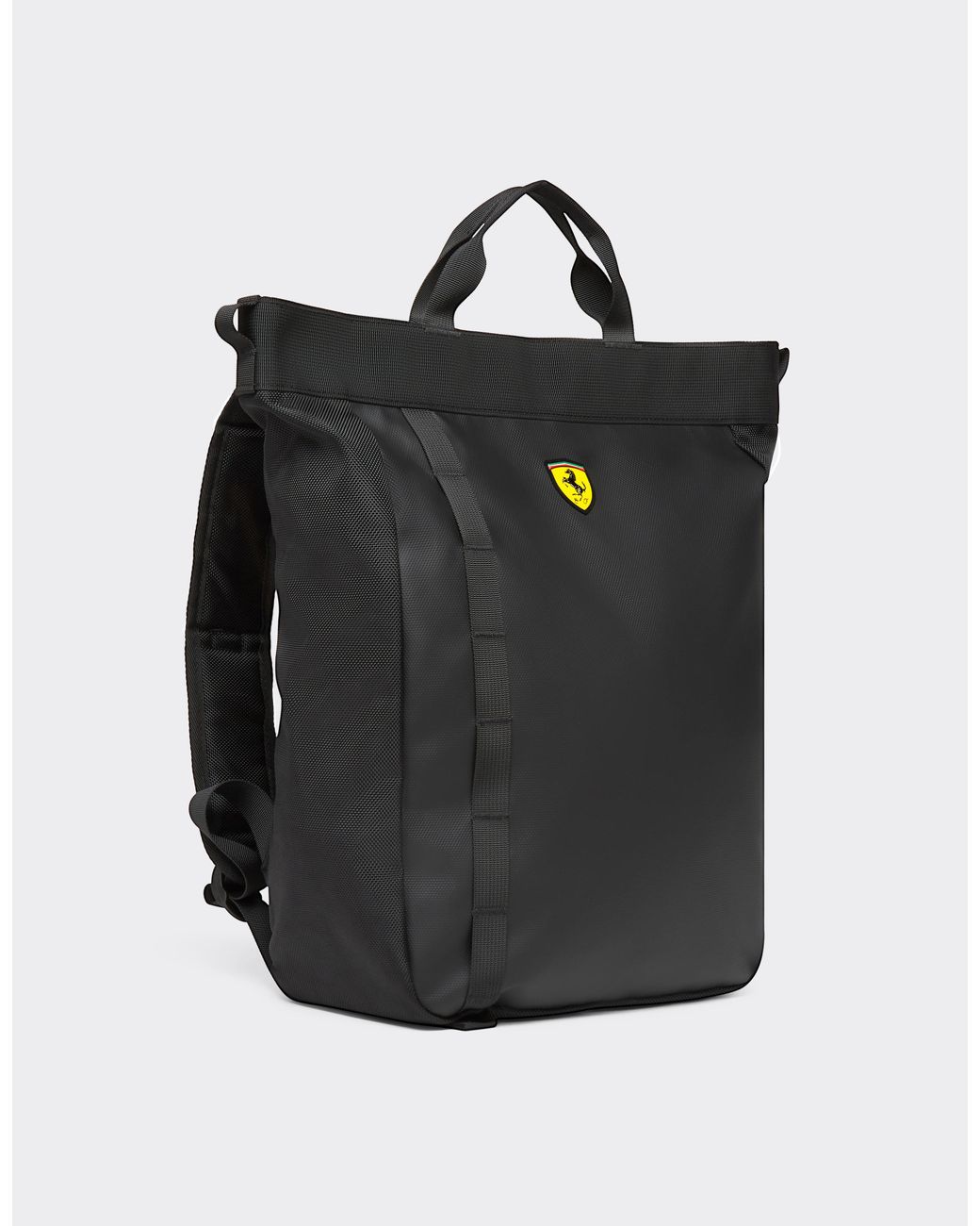 Ferrari Black Rucksack Mit -Wappen