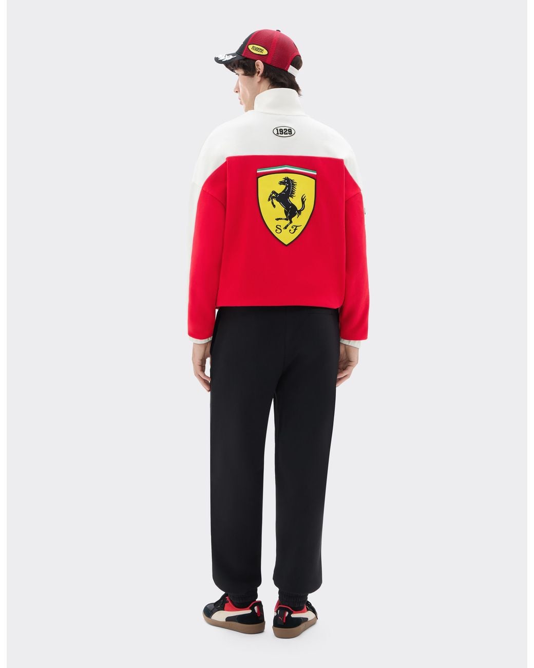 Ferrari Red Scuderia Cotton Sweatshirt for men