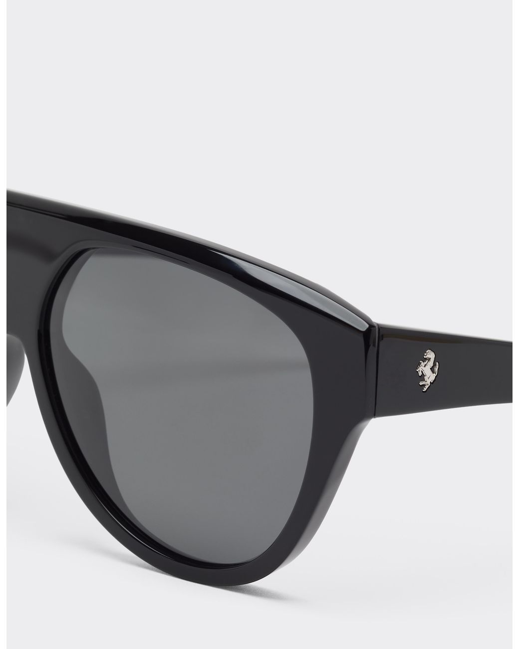 Ferrari Gray Acetate Sunglasses With Polarised Lenses for men