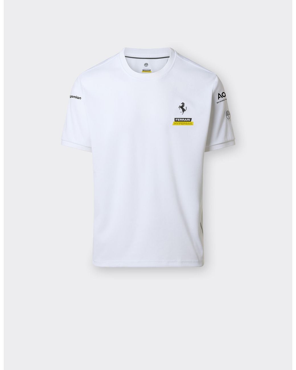 Ferrari White Hypersail Coolmax T-Shirt for men