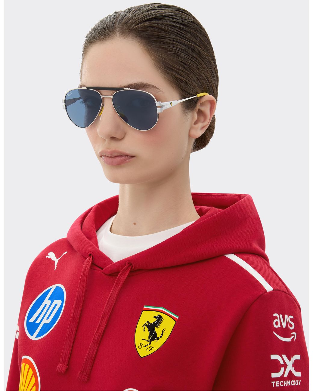 Ferrari Blue Ray-Ban For Scuderia Rb3762M