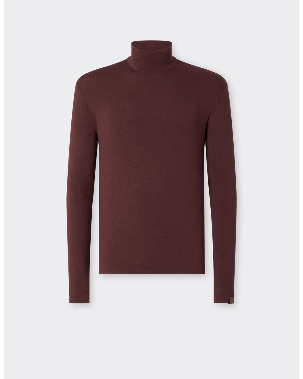Ferrari Purple Cashmere-Blend Turtleneck for men
