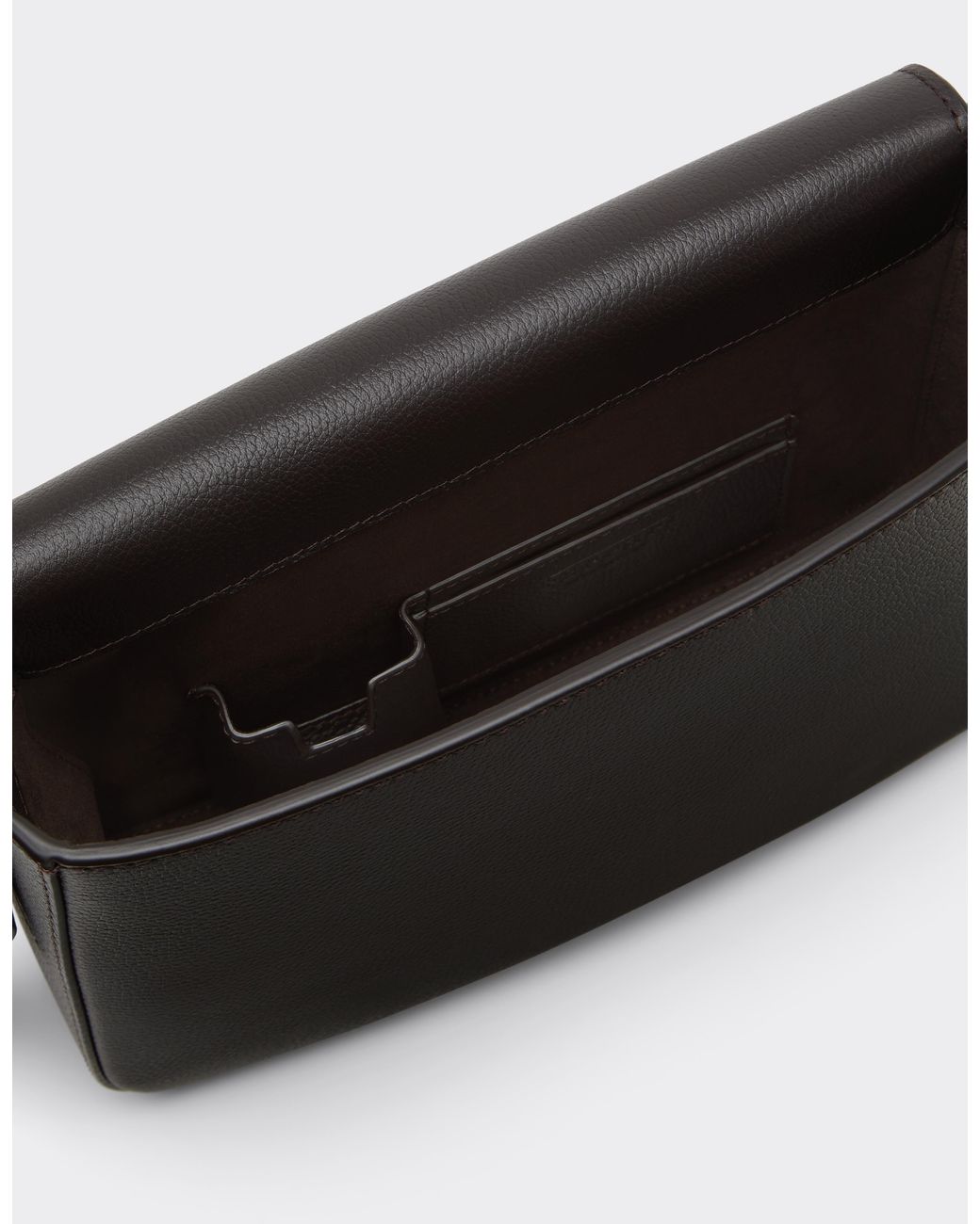 Ferrari Black Messenger Bag for men