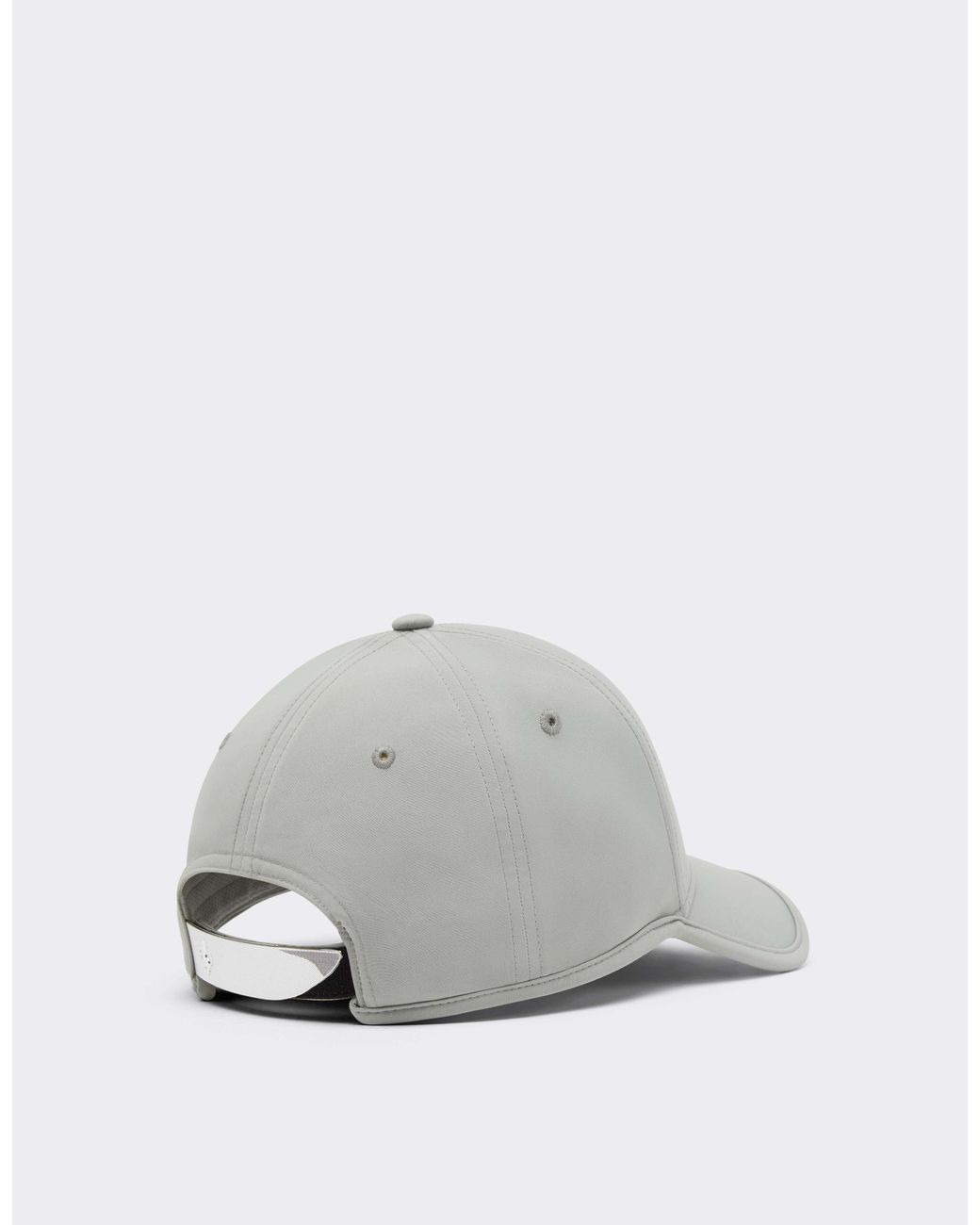 Ferrari White Baseball Cap With Metal Prancing Horse