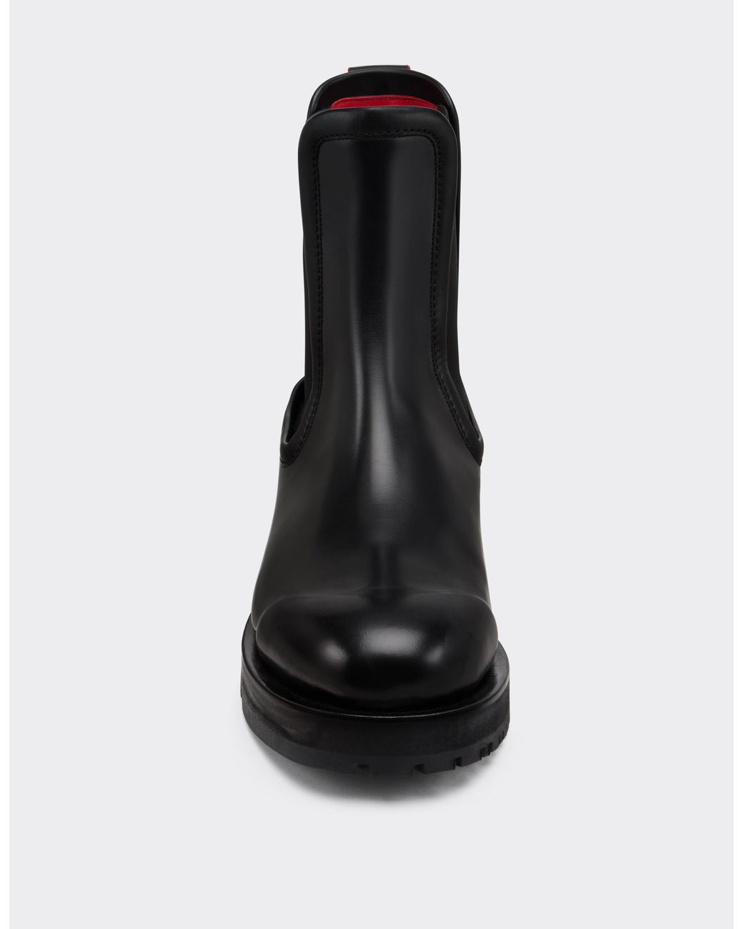 Ferrari Black Chelsea Ankle Boot for men