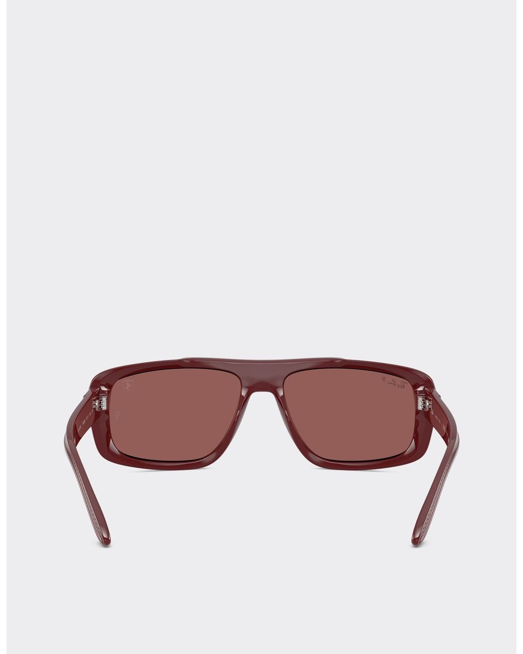 Ferrari Pink Ray-Ban For Scuderia Rb4479M With Mirrored Polarised Lenses