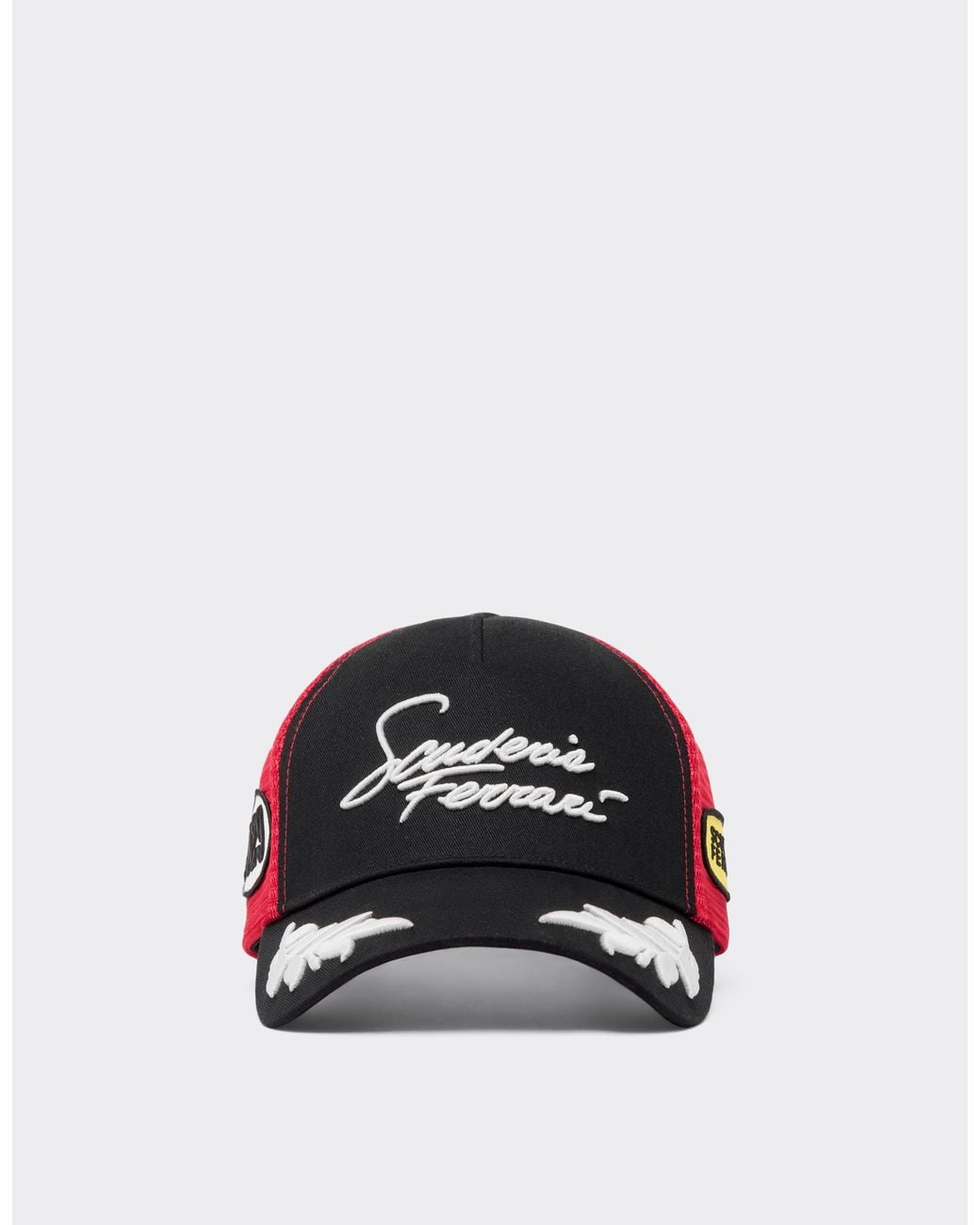Ferrari Black Scuderia Cotton Trucker Cap
