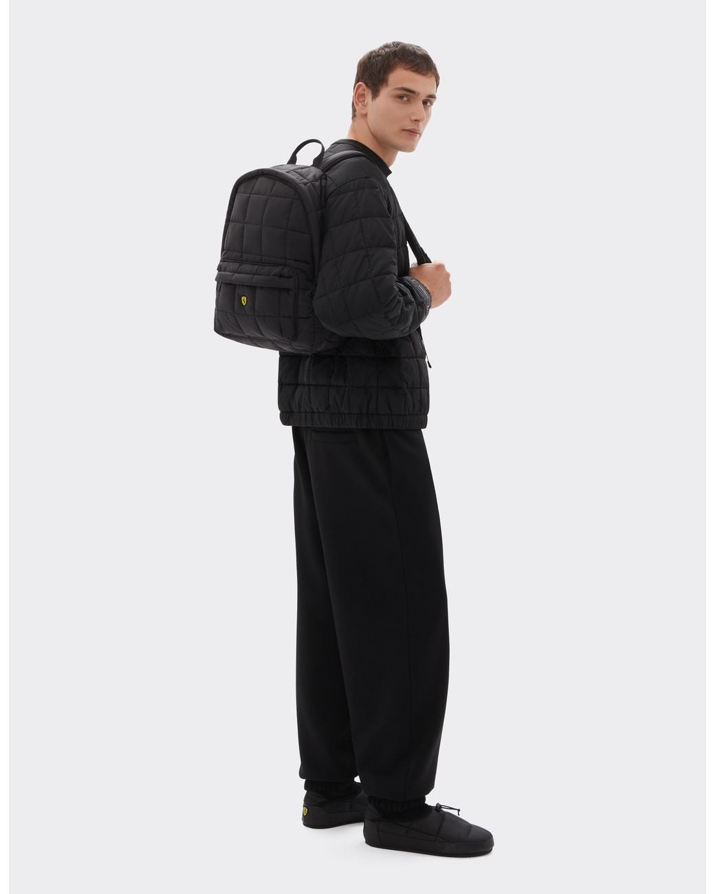Ferrari Black Scuderia Padded Rucksack