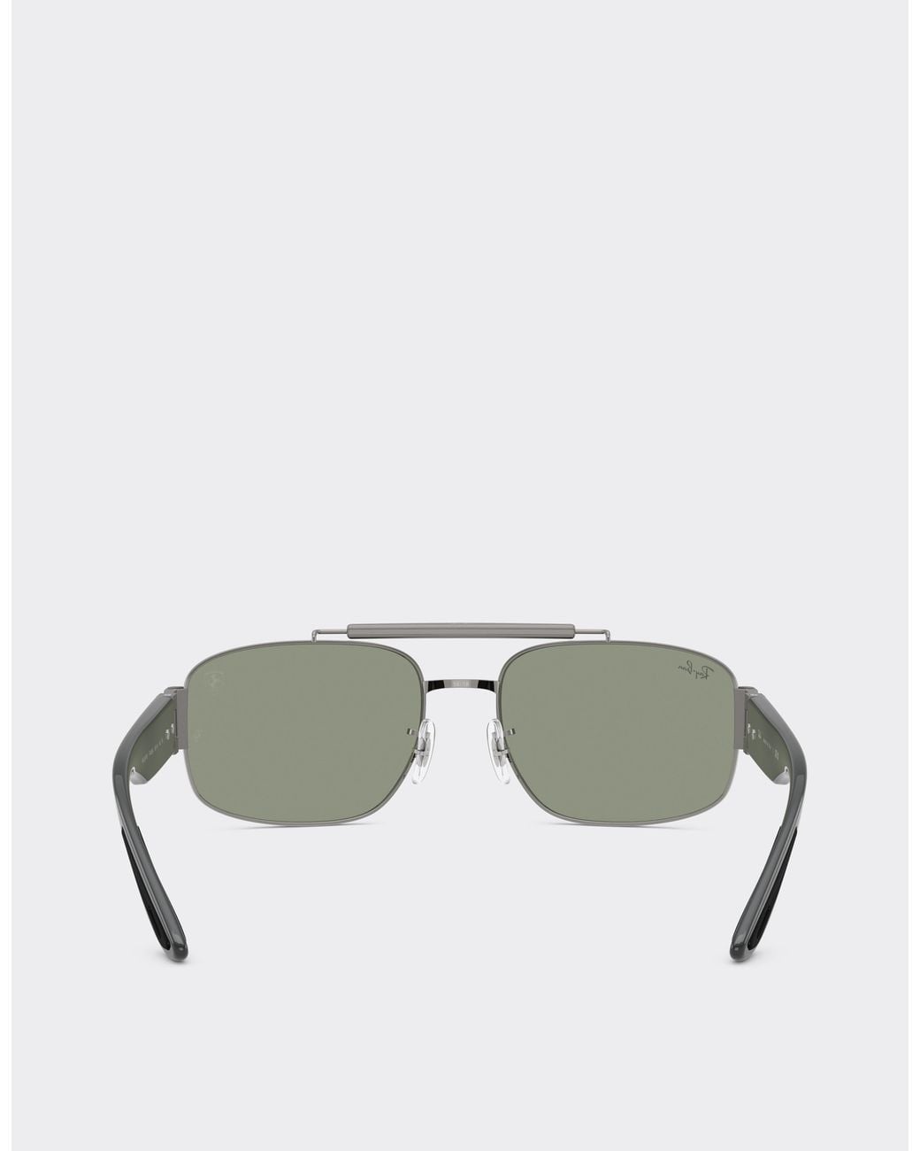 Ferrari Gray Ray-Ban For Scuderia Rb3797M With Mirrored Lenses