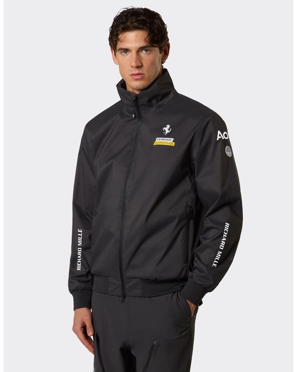 Ferrari Black Hypersail Sailor Jacket for men