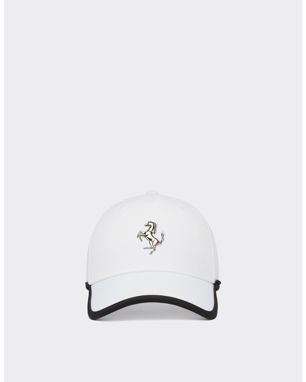 Ferrari White Fully Edged Baseball Cap