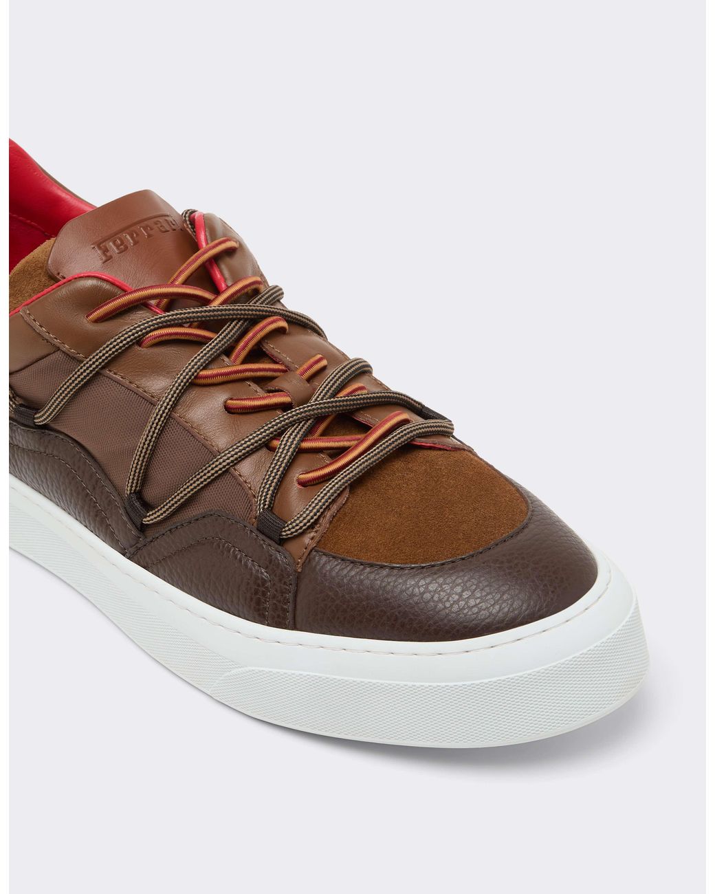 Ferrari White Low-Top Trainers for men