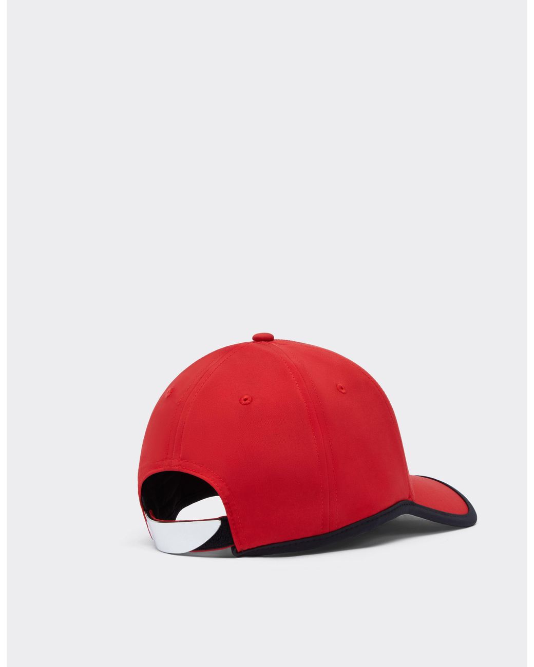 Ferrari Red Baseball Cap With Prancing Horse Detail